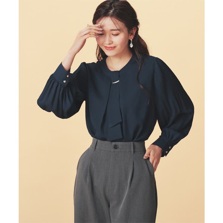 トップス ブラウス 長袖 | Honeys | 詳細画像7 