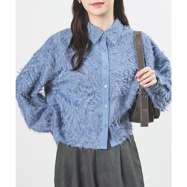 ブルー | トップス シャツ ブラウス | Honeys