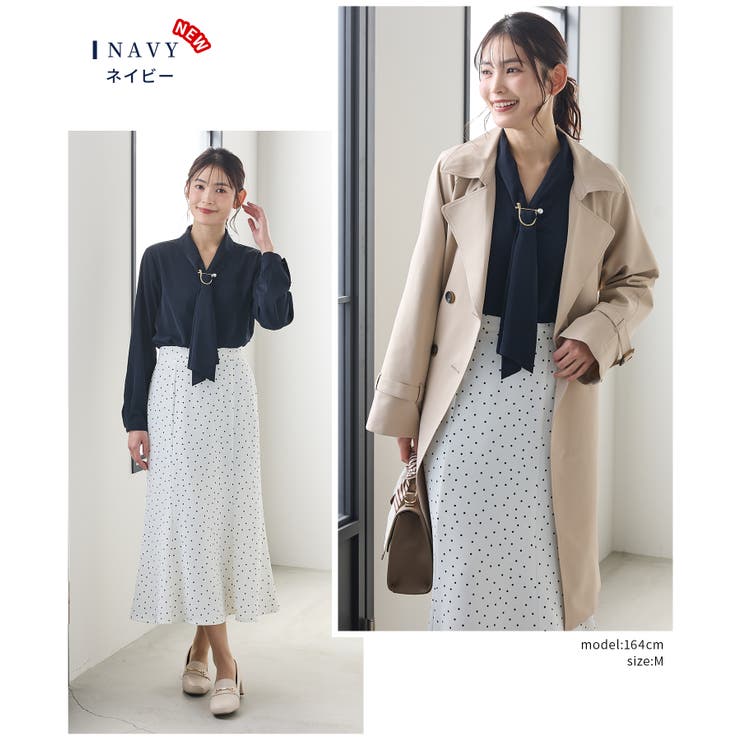 【WEB限定】トップス ブラウス 長袖 | Honeys | 詳細画像9 