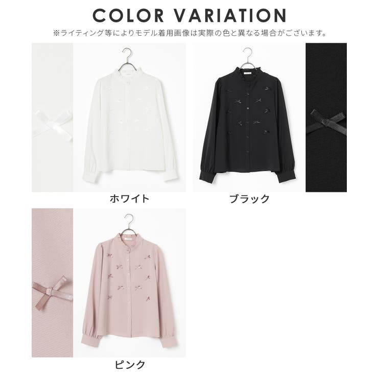 トップス ブラウス 長袖 | Honeys | 詳細画像17 