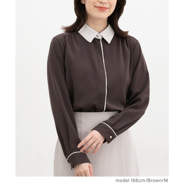 トップス ブラウス 長袖 | Honeys | 詳細画像8 