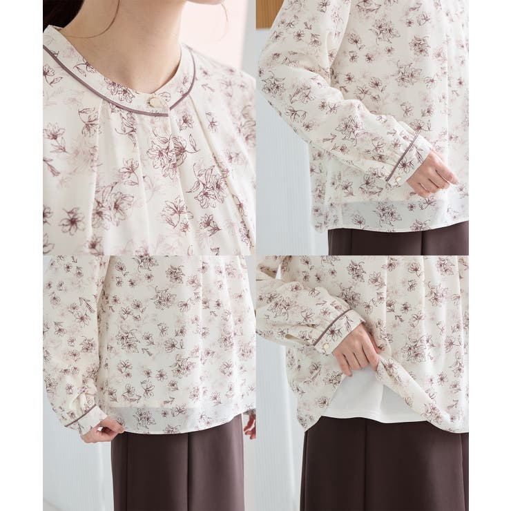 トップス ブラウス 長袖 | Honeys | 詳細画像16 