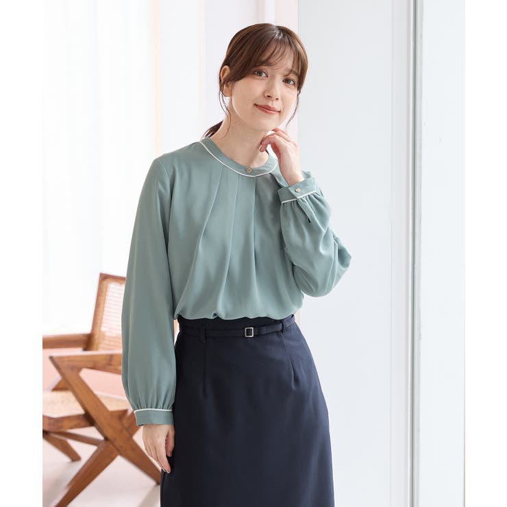 トップス ブラウス 長袖 | Honeys | 詳細画像8 