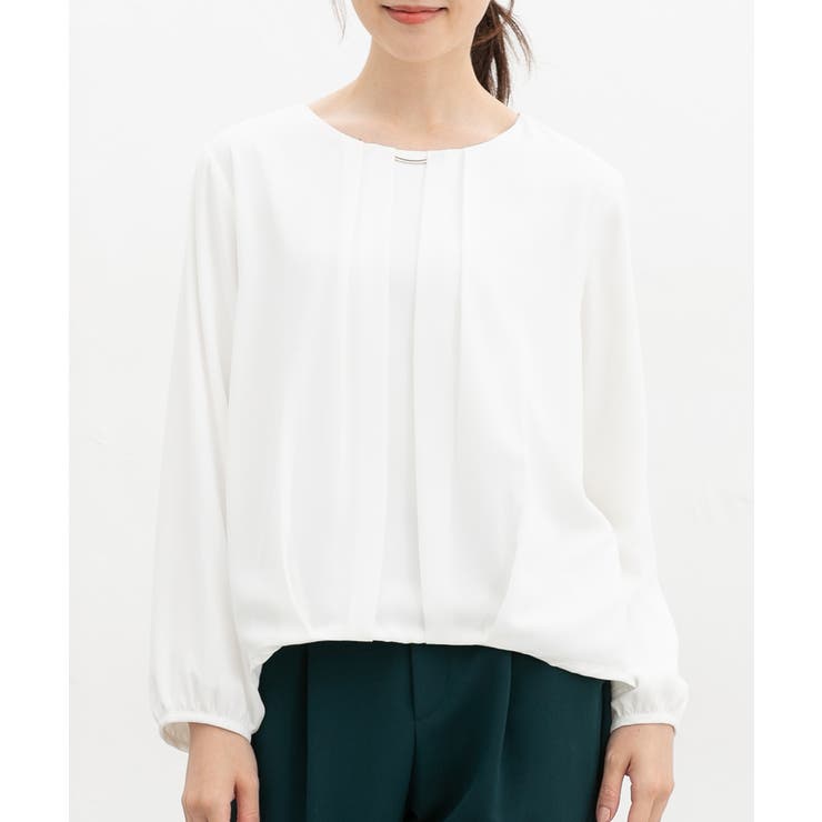 アイボリー | トップス ブラウス 長袖 | Honeys