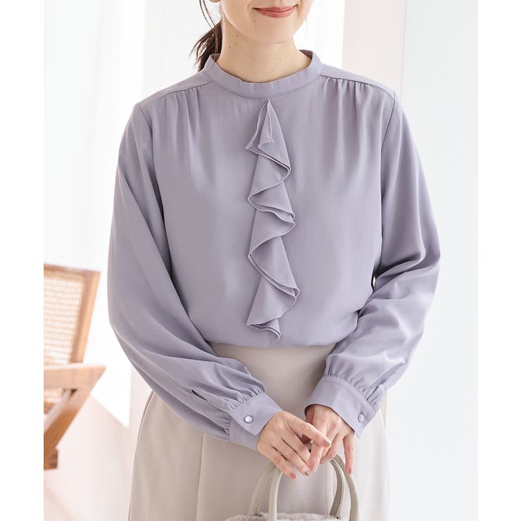 ラベンダー | トップス ブラウス 長袖 | Honeys
