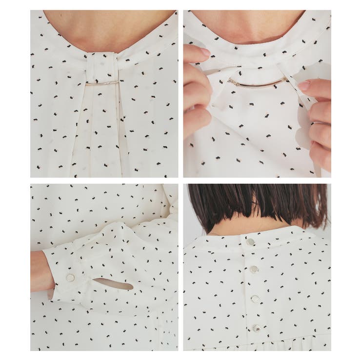 トップス ブラウス 長袖 | Honeys | 詳細画像16 