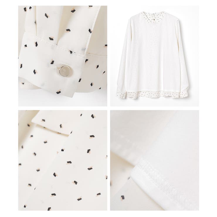 トップス ブラウス 長袖 | Honeys | 詳細画像17 