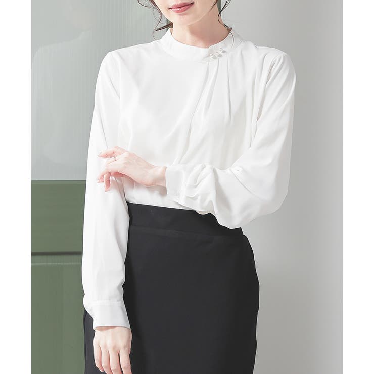 アイボリー | トップス ブラウス 長袖 | Honeys