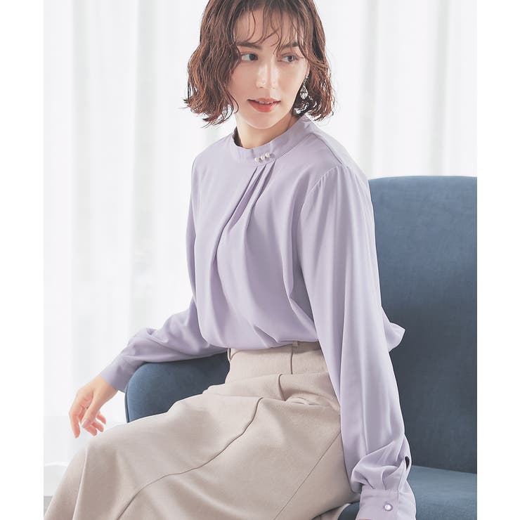 ラベンダー | トップス ブラウス 長袖 | Honeys