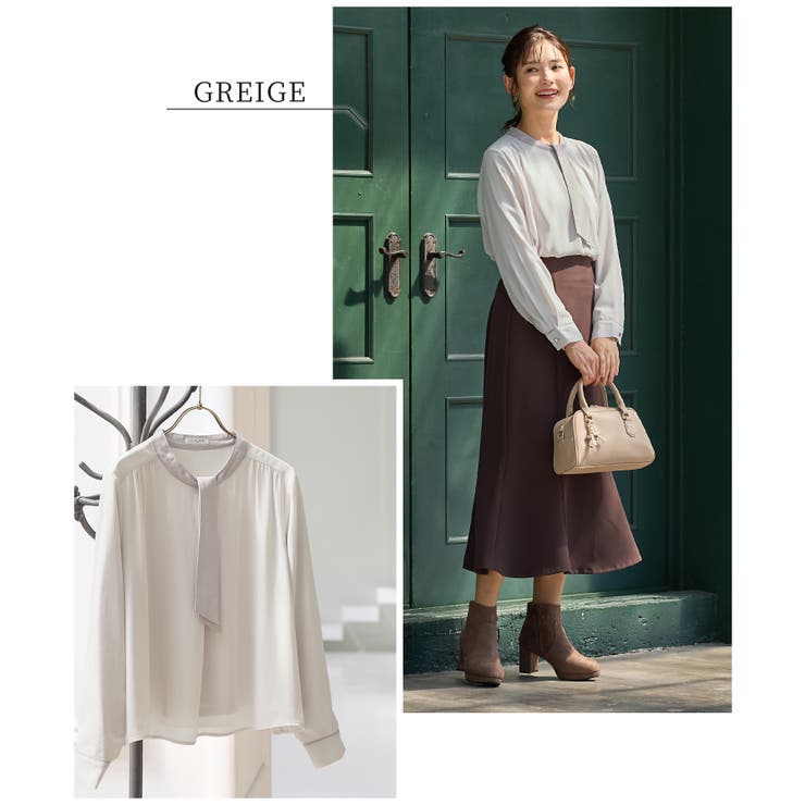 トップス ブラウス 長袖 | Honeys | 詳細画像14 