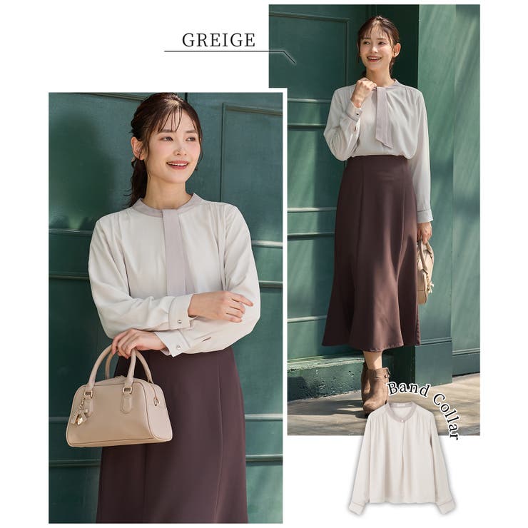 トップス ブラウス 長袖 | Honeys | 詳細画像15 