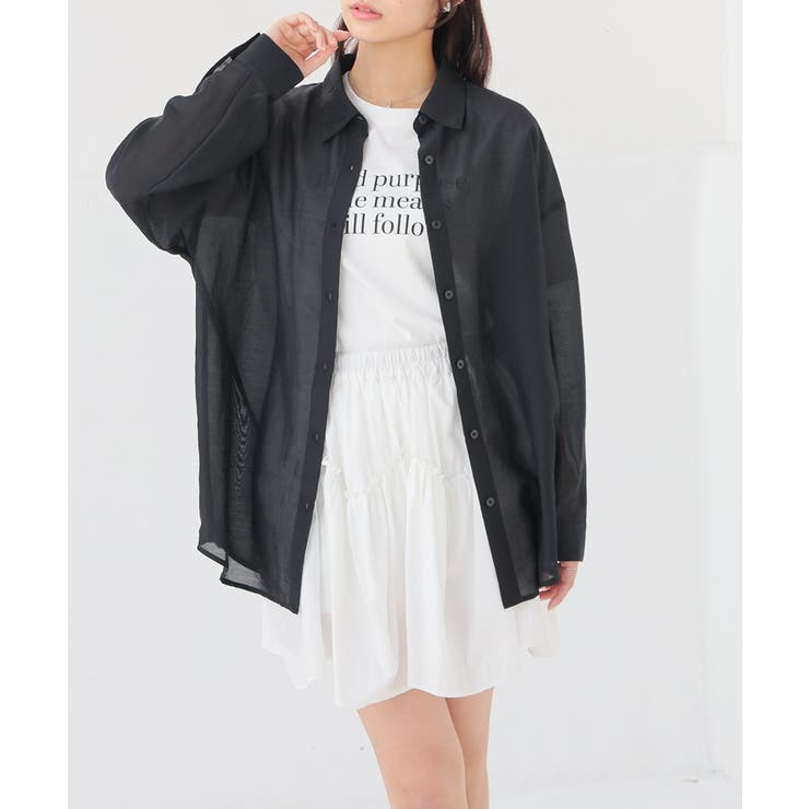 ブラック | トップス シャツ Tシャツ | Honeys