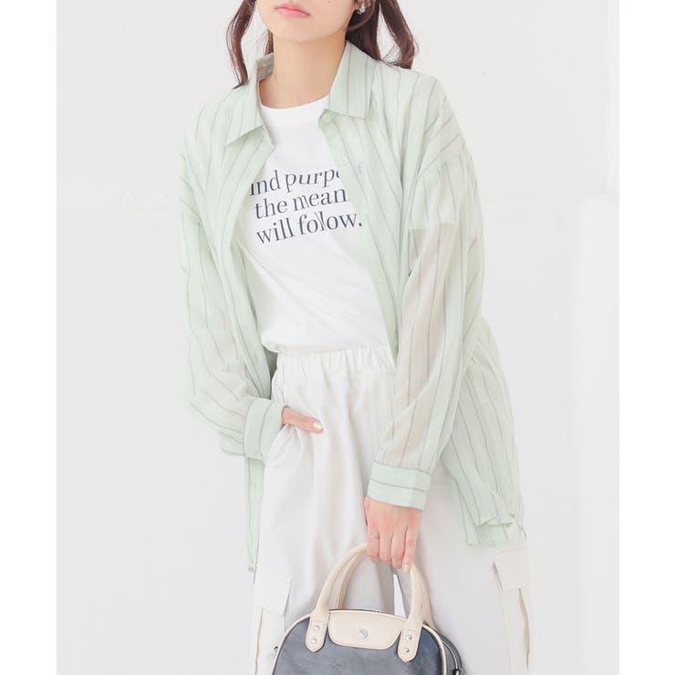 ミドリストライプ | トップス シャツ Tシャツ | Honeys