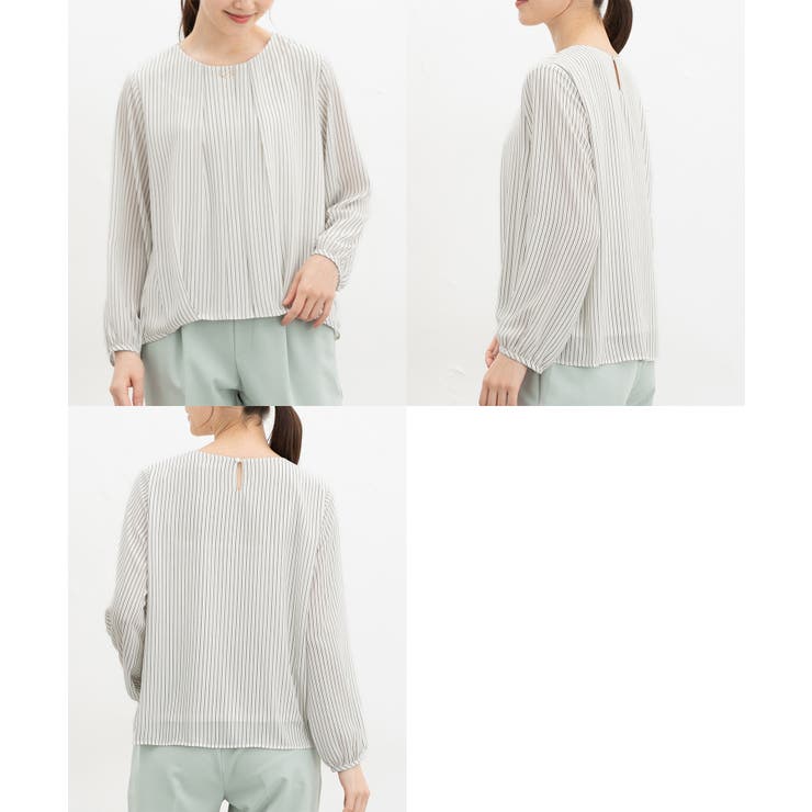 トップス ブラウス 長袖 | Honeys | 詳細画像14 