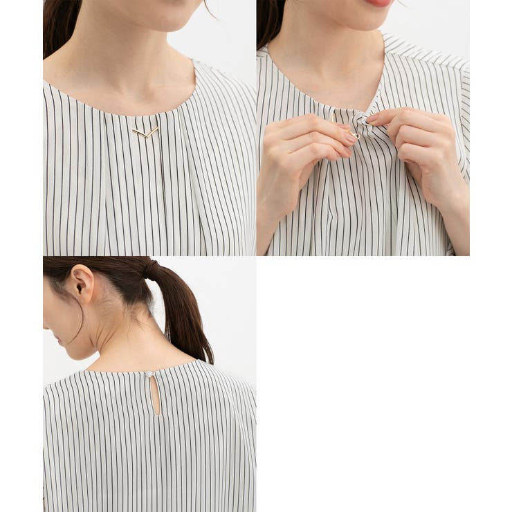 トップス ブラウス 長袖 | Honeys | 詳細画像15 