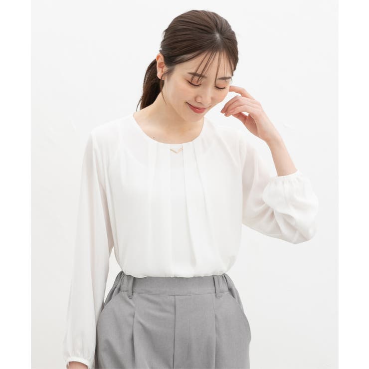 トップス ブラウス 長袖 | Honeys | 詳細画像3 