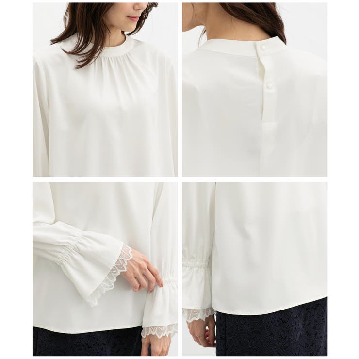 トップス ブラウス 長袖 | Honeys | 詳細画像17 