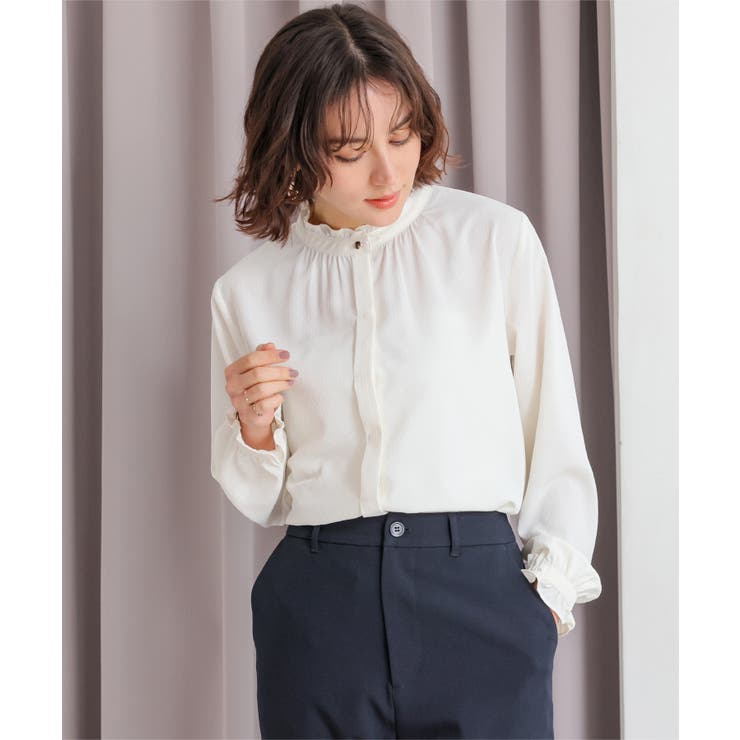 トップス ブラウス 長袖 | Honeys | 詳細画像4 