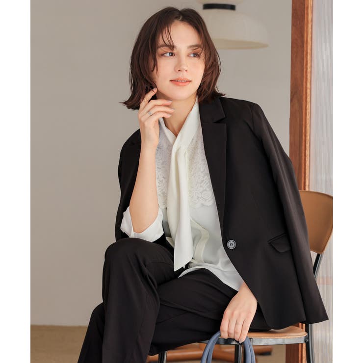 トップス ブラウス ボウタイブラウス | Honeys | 詳細画像3 