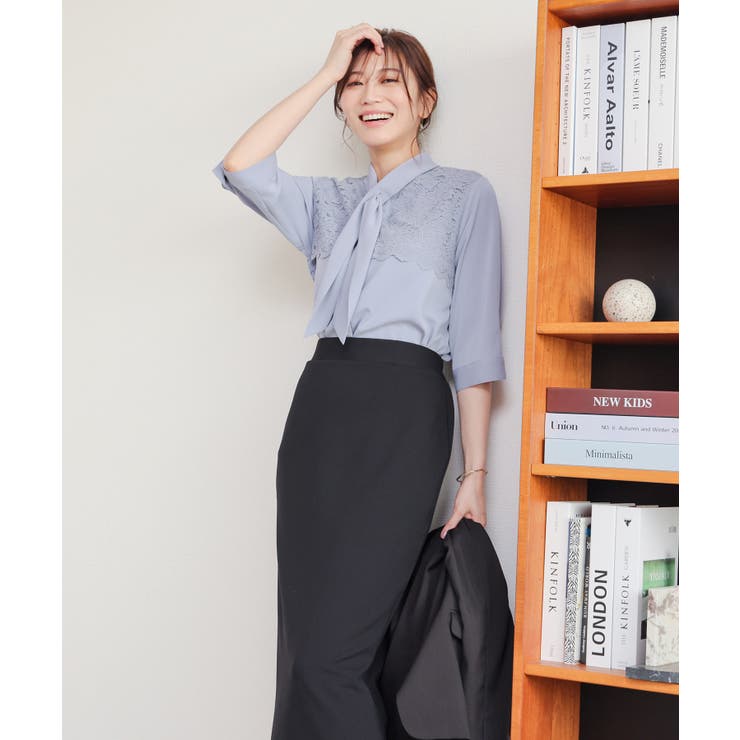 トップス ブラウス ボウタイブラウス | Honeys | 詳細画像8 