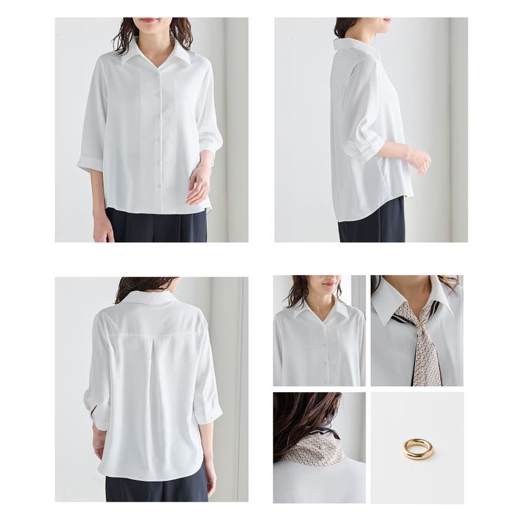 トップス ブラウス オフィス | Honeys | 詳細画像15 