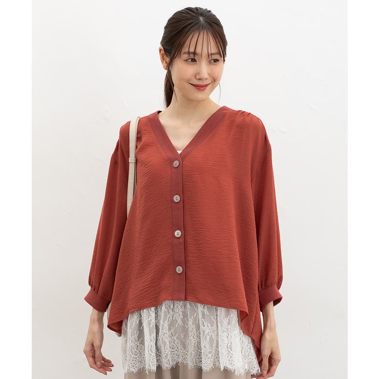 ダークオレンジ | トップス ブラウス シャツ | Honeys