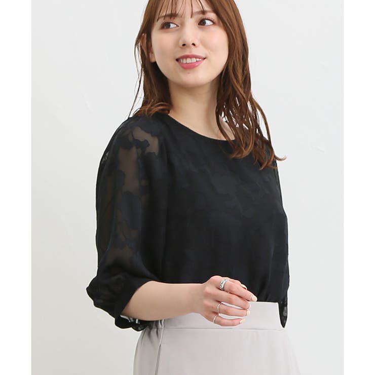 トップス ブラウス 6分袖[品番：HNSW0007224]｜Honeys（ハニーズ）のレディースファッション通販｜SHOPLIST（ショップリスト）