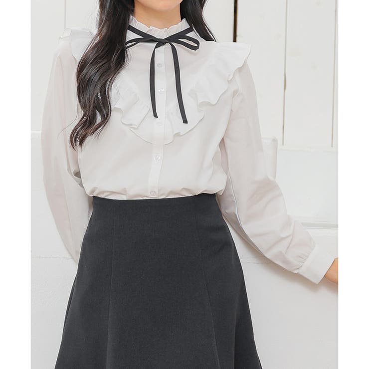 オフ×クロ | トップス ブラウス 長袖 | Honeys