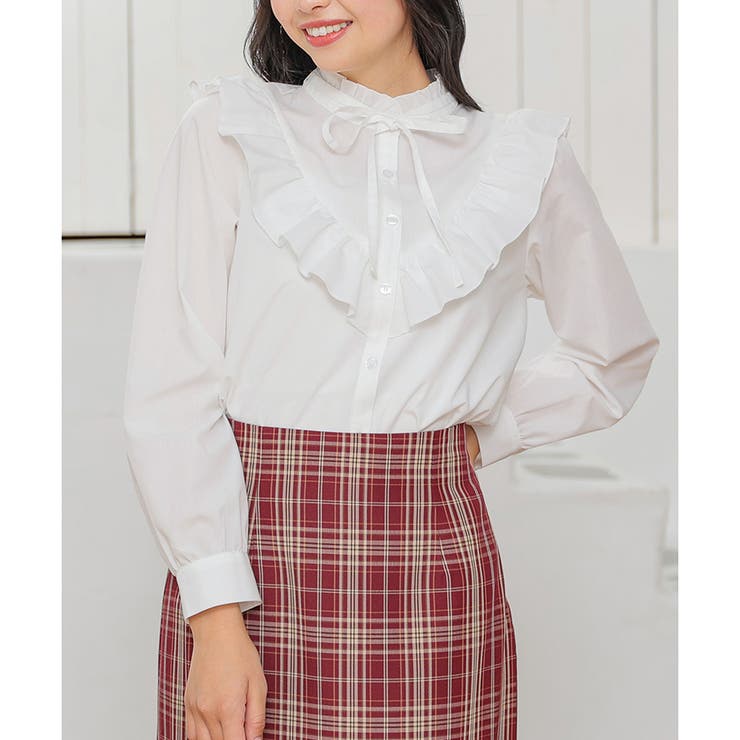 トップス ブラウス 長袖 | Honeys | 詳細画像4 