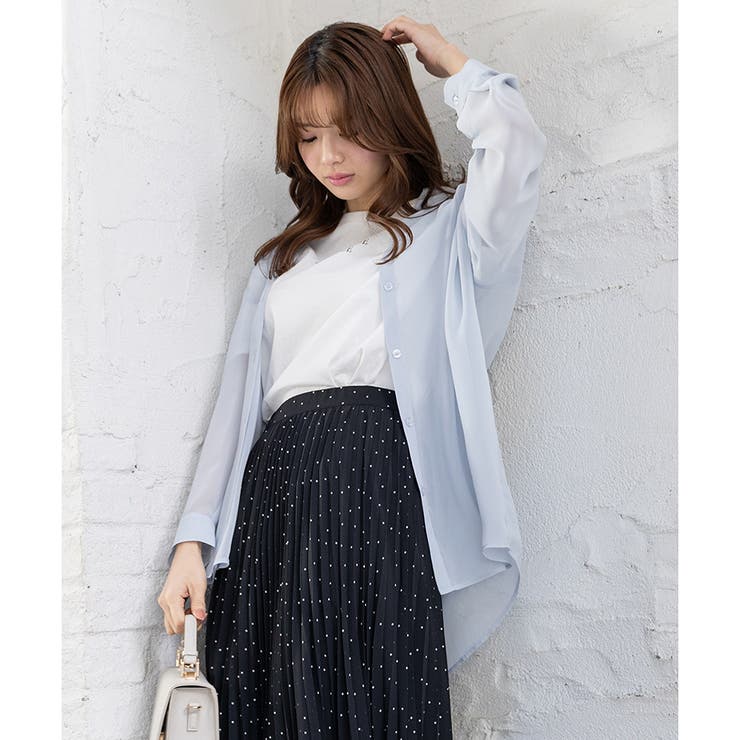 シャツ ブラウス 長袖 | Honeys | 詳細画像7 