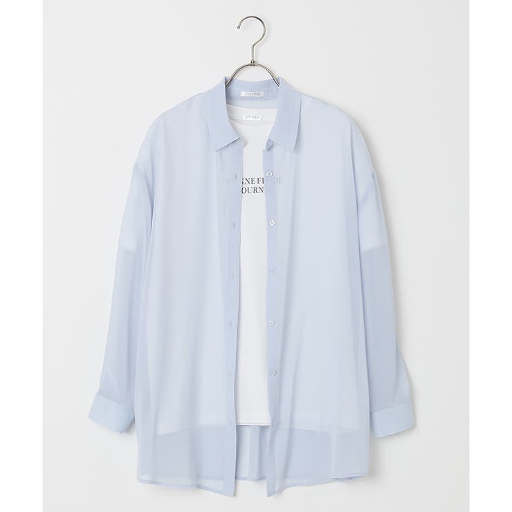 シャツ ブラウス 長袖 | Honeys | 詳細画像19 