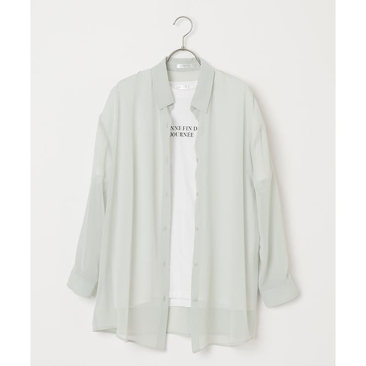 シャツ ブラウス 長袖 | Honeys | 詳細画像21 