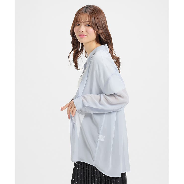 シャツ ブラウス 長袖 | Honeys | 詳細画像24 