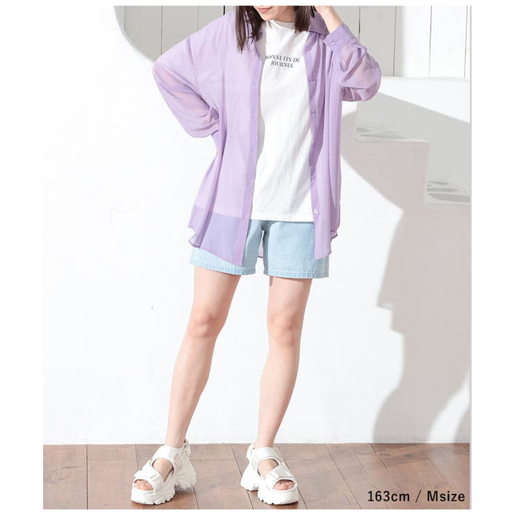 シャツ レディース ブラウス | Honeys | 詳細画像2 