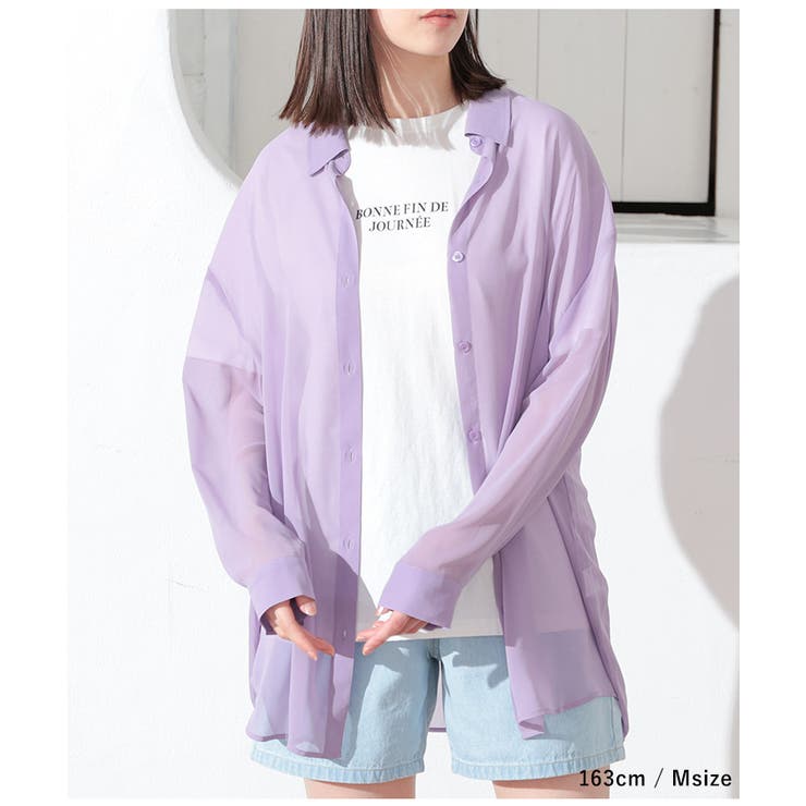 シャツ レディース ブラウス | Honeys | 詳細画像3 