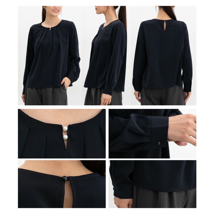 トップス ブラウス 長袖 | Honeys | 詳細画像14 