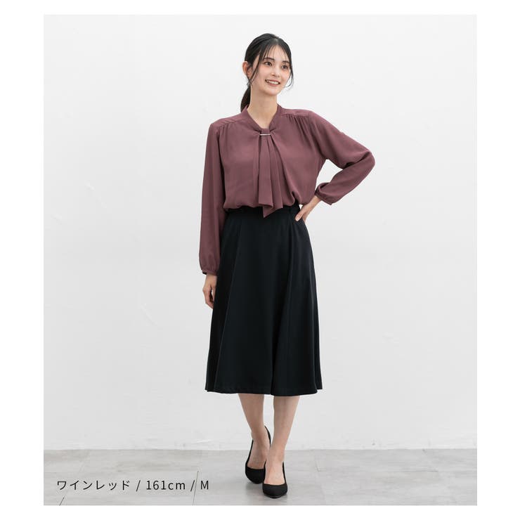 トップス ブラウス 長袖 | Honeys | 詳細画像7 