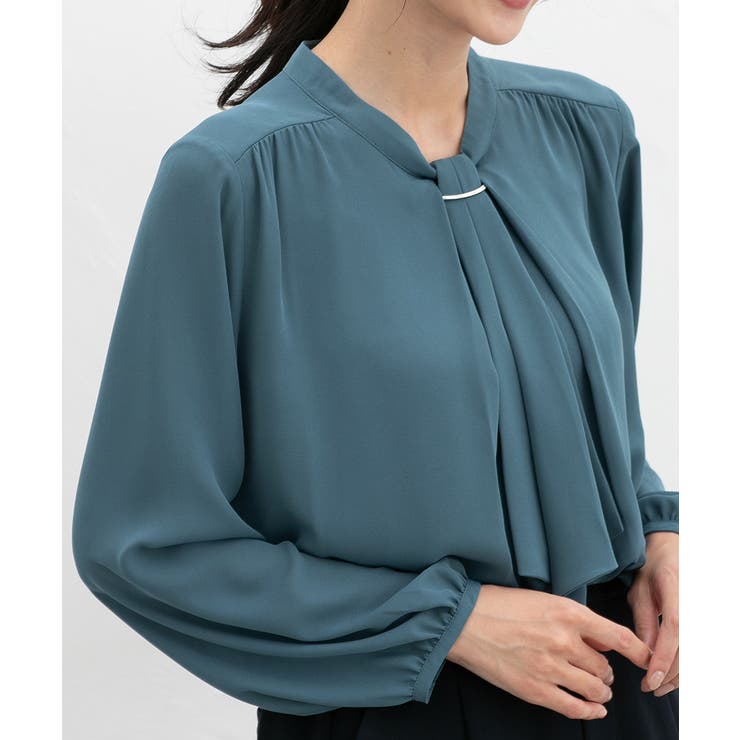 ブルーグリーン | トップス ブラウス 長袖 | Honeys