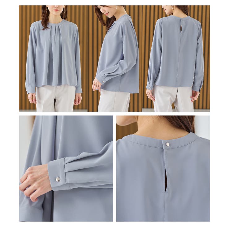 トップス ブラウス 長袖 | Honeys | 詳細画像12 