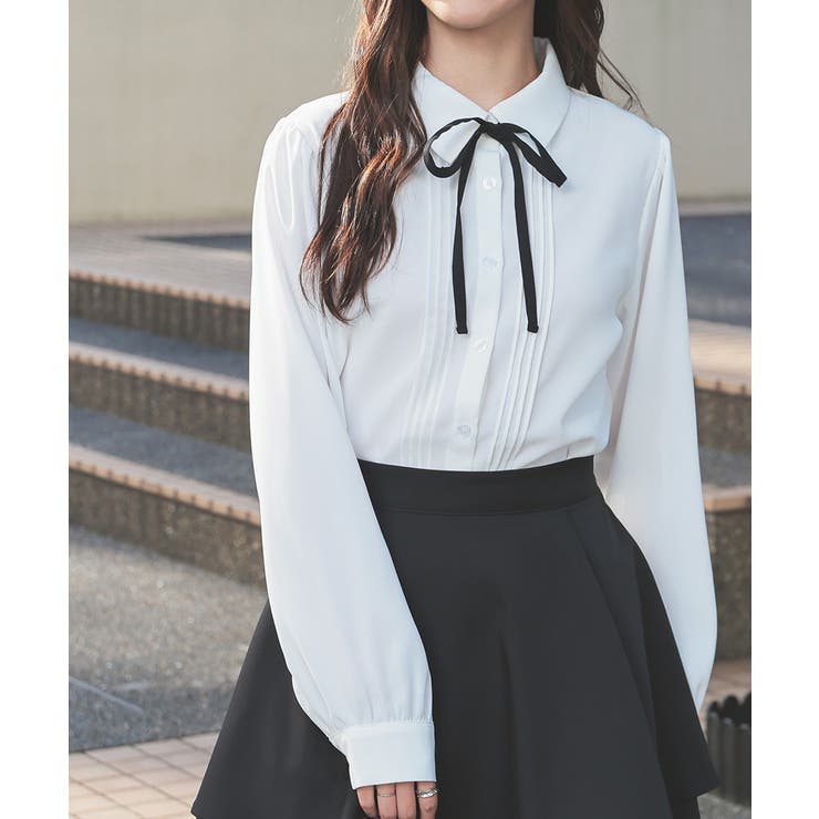 トップス ブラウス 長袖[品番：HNSW0010233]｜Honeys（ハニーズ）の