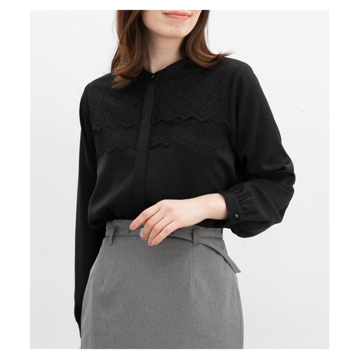 トップス ブラウス 長袖 | Honeys | 詳細画像9 