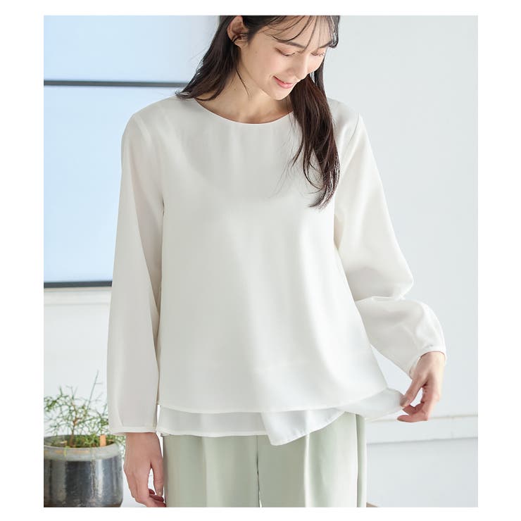 トップス ブラウス 長袖 | Honeys | 詳細画像3 