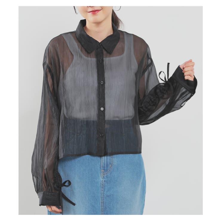 トップス シアーシャツ シャツ[品番：HNSW0010613]｜Honeys