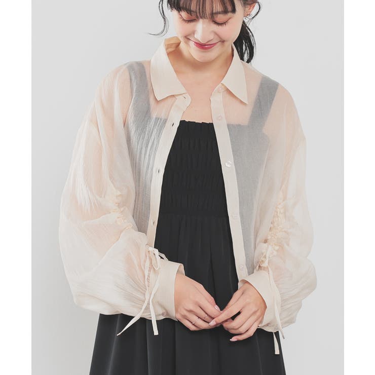 トップス シアーシャツ シャツ[品番：HNSW0010613]｜Honeys