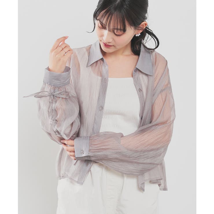 トップス シアーシャツ シャツ[品番：HNSW0010613]｜Honeys
