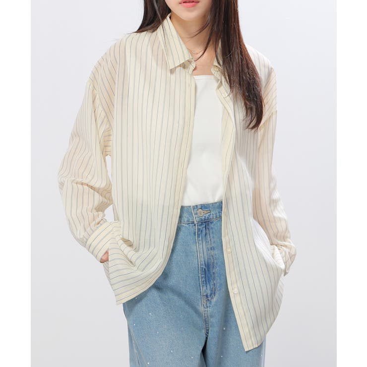 黄ストライプ | トップス シャツ ブラウス | Honeys