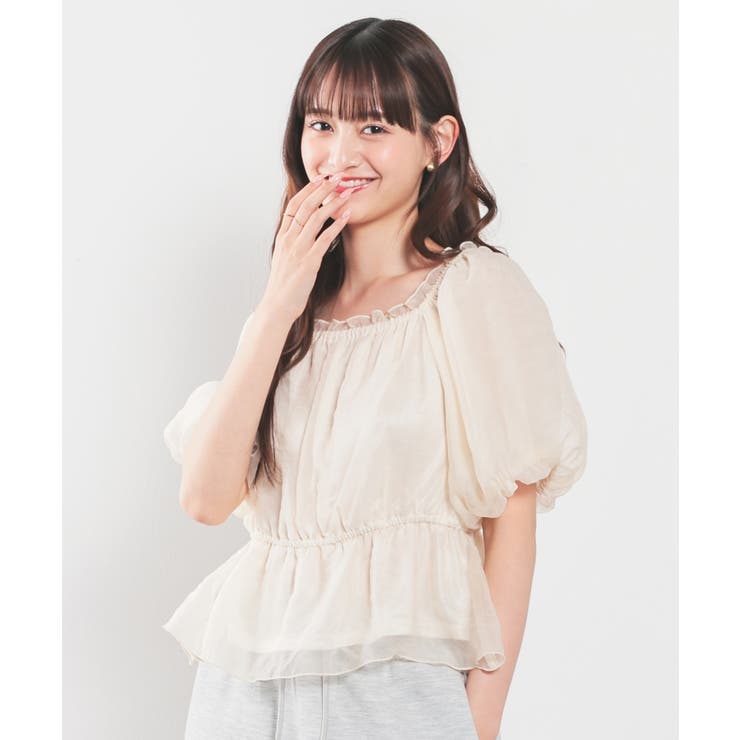 トップス ブラウス 半袖[品番：HNSW0010808]｜Honeys（ハニーズ