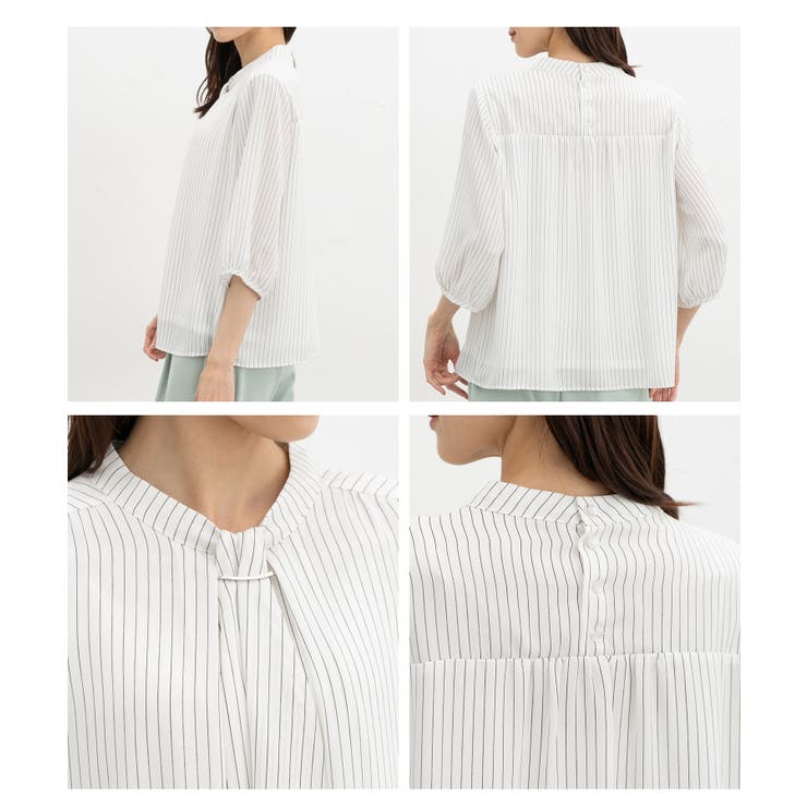 トップス ブラウス 大きいサイズ | Honeys | 詳細画像14 