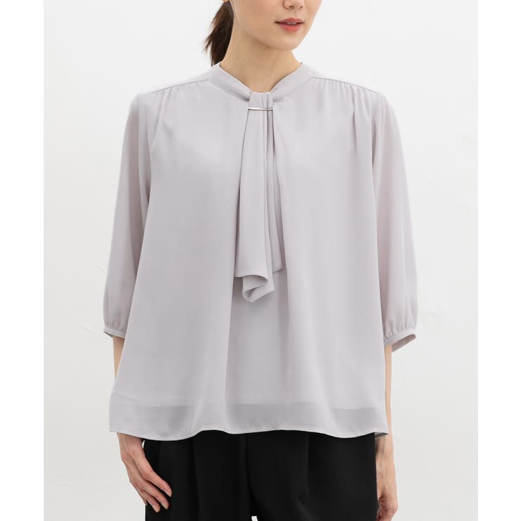グレージュ | トップス ブラウス 大きいサイズ | Honeys