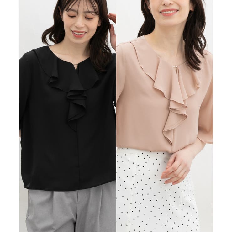 トップス ブラウス 半袖 | Honeys | 詳細画像7 